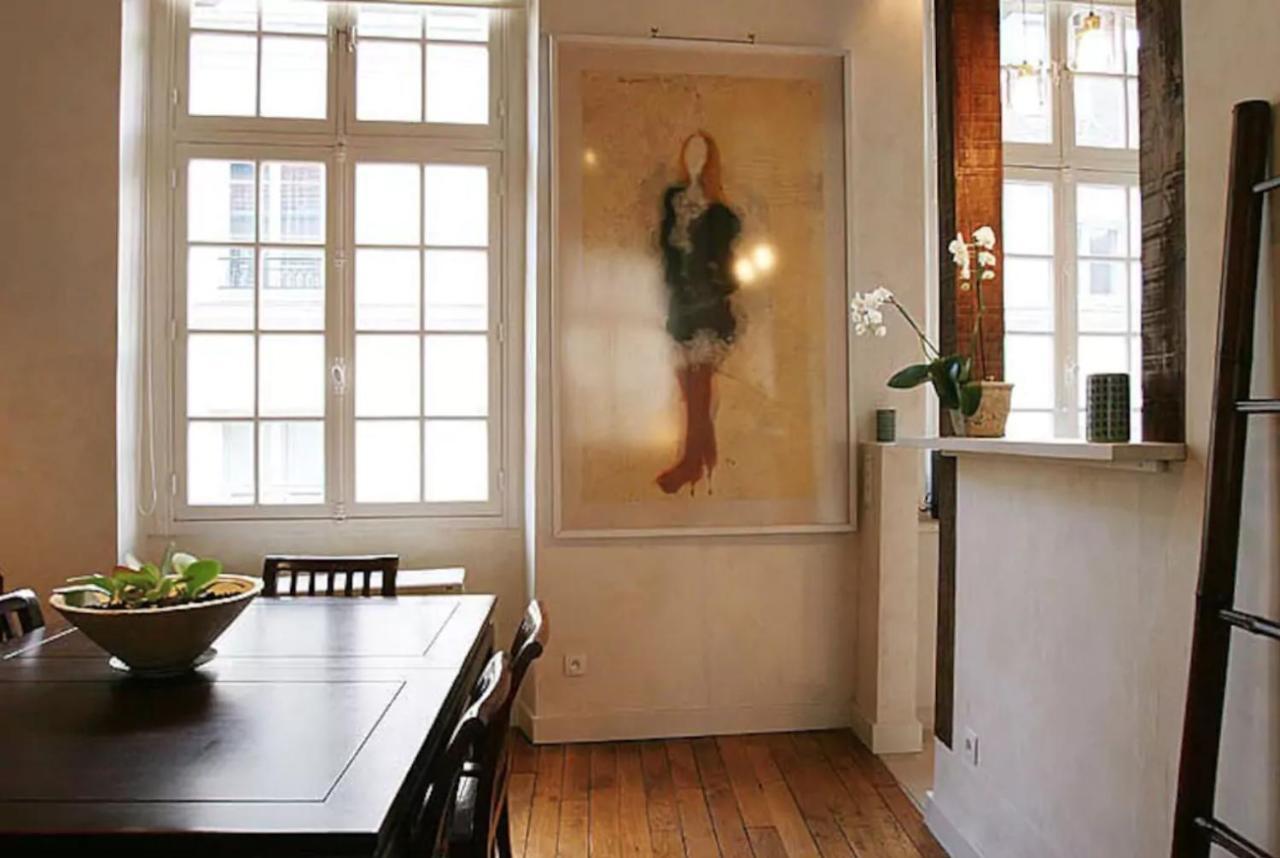 Charming Cosy Triplex In Trendy Marais Lägenhet Paris Exteriör bild